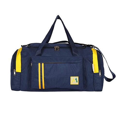 M Medler Apricate Nylon 55cms Cabin Size Waterproof Travel Duffle Bag- NAVYBLUE