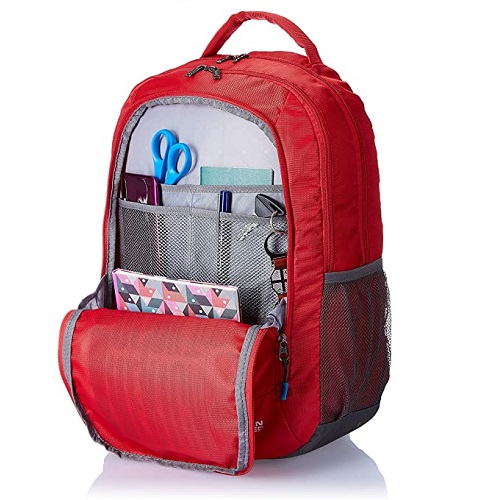 American Tourister 51 cms Red Casual Backpack (AMT Fizz SCH Bag 03)(33cms x 22cms x 51cms)