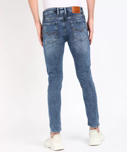 Slim Men Dark Blue Jeans