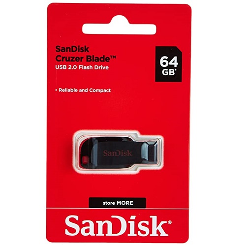 SanDisk Cruzer Blade 64GB USB 2.0 Flash Drive