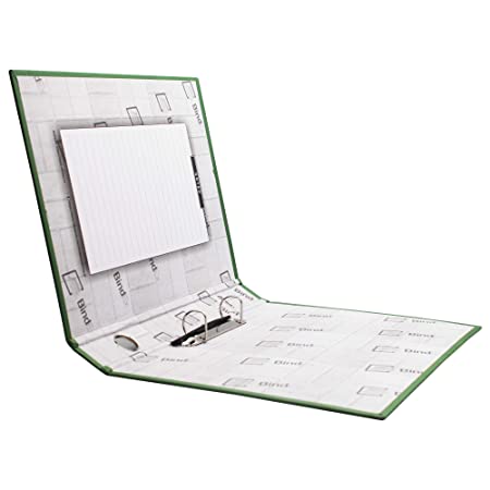 BindEx with tagline Quality with Integrity Office 2D Ring Box File/Folder (Green, Pack of 8)