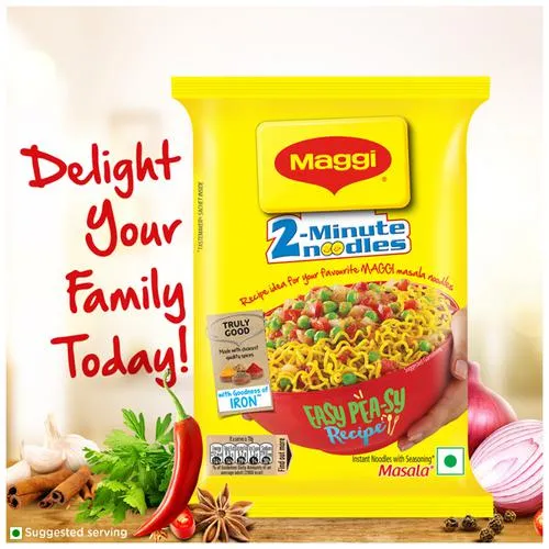 MAGGI 2-Minute Instant Noodles - Masala, 420 g Pouch