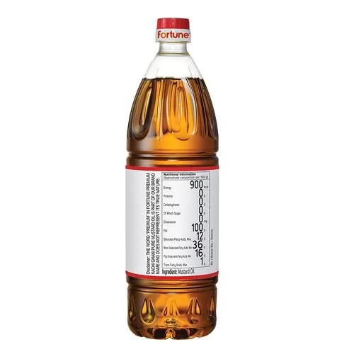 Fortune Fortune Premium Kachi Ghani Pure Mustard Oil, 500 ml Bottle