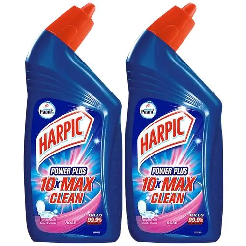 Harpic Disinfectant Toilet Cleaner Liquid - Rose, 500 ml each (Pack of 2)