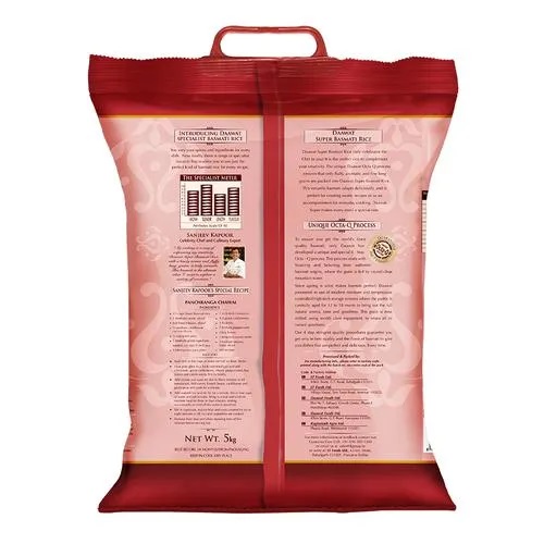 Daawat Basmati Rice/Basmati Akki - Super, 5 kg Pouch
