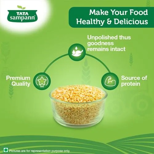 Tata Sampann Moong Dal/Hesaru Bele, 500 g Pouch