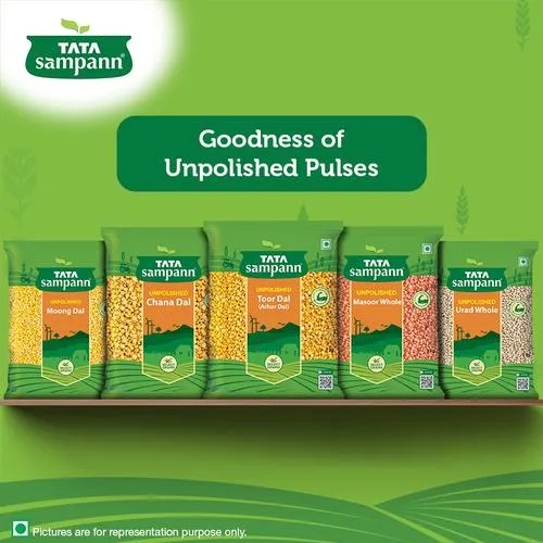 Tata Sampann Unpolished Urad Dal - Whole, 500 g Pouch