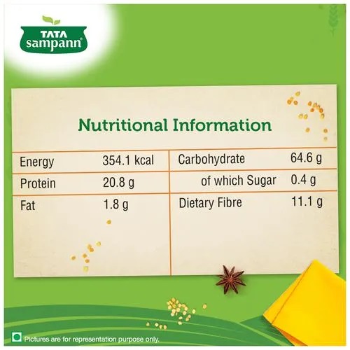 Tata Sampann Toor Dal/Togari Bele, 1 kg Pouch