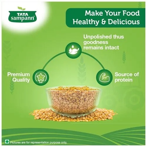 Tata Sampann Toor Dal/Togari Bele, 1 kg Pouch