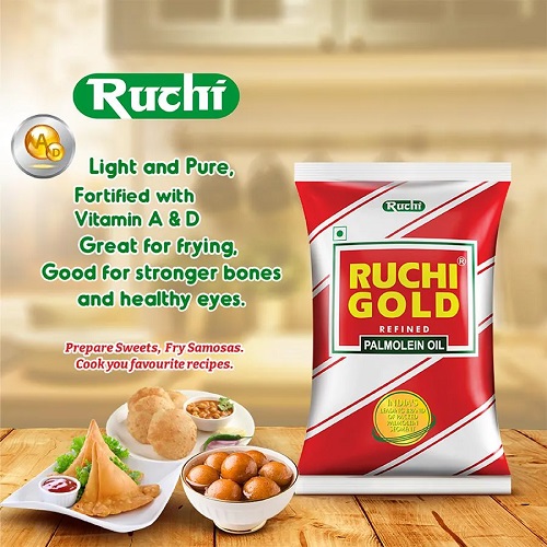 Ruchi Gold - Palmolein Oil, 1 L