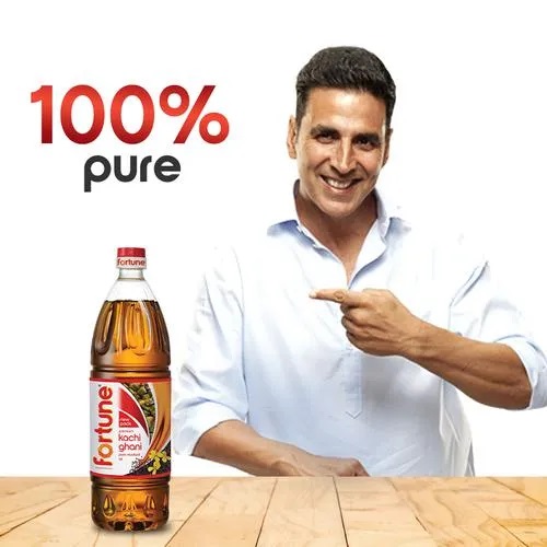 Fortune Premium Kachi Ghani Pure Mustard Oil, 1L Pet Bottle