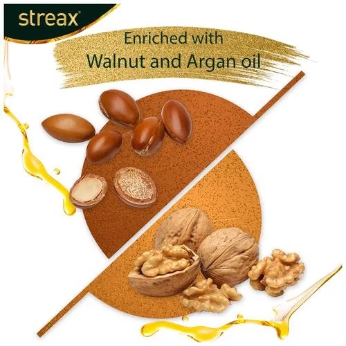 Streax Cream Hair Colour - With Shine On Conditioner, For Smooth & Shiny Hair, 45 ml Natural Black