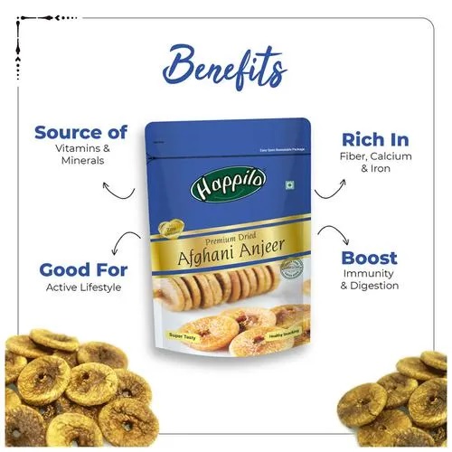 Happilo Premium Dried Afghani Anjeer, 200 g