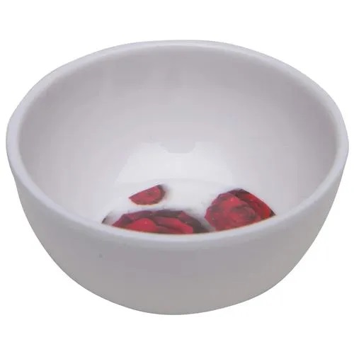 Tibros Aster Series Melamine Dinner Set - Valentine Red Rose Design, Lightweight, Durable, 16 pcs