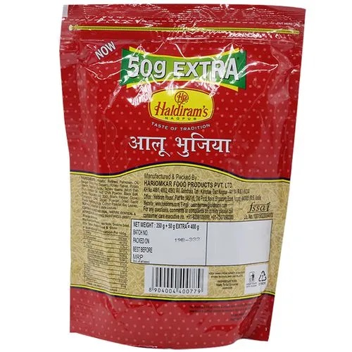 Haldirams Namkeen - Aloo Bhujia, 400 g Pouch