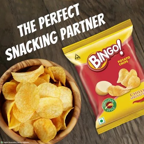 Bingo Yumitos Potato Chips - Original Style, Chilli, 6x52 g Multipack