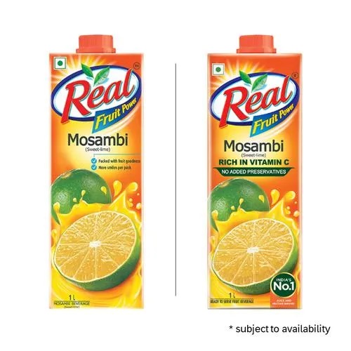 Real Fruit Power Juice - Mosambi, 1 L