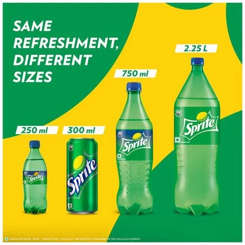 Sprite Soft Drink - Refreshing, 300 ml Can