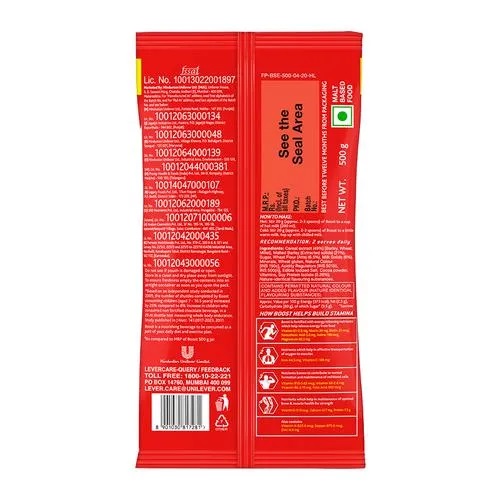 Boost Energy & Nutrition Drink, 500 g Pouch