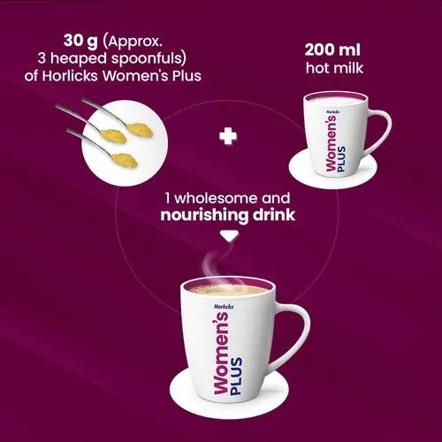 Horlicks Women's Plus - Caramel, 400 g Jar