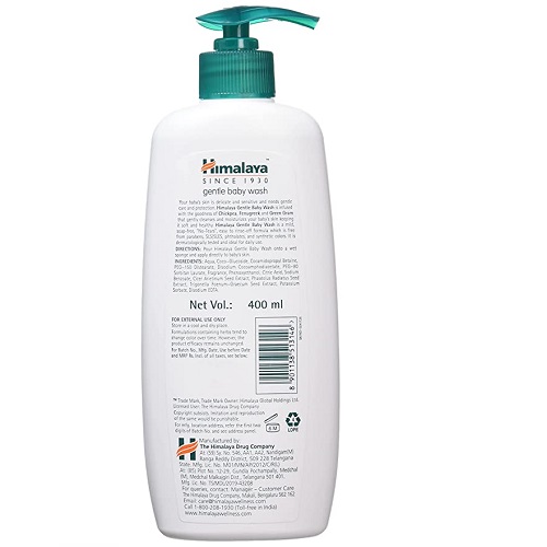 Himalaya Baby Gentle Baby Wash, 400 ml