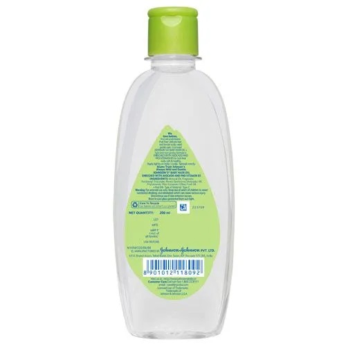 Johnson's Baby Hair Oil - Avocado & Pro-Vitamin B's, 200 ml