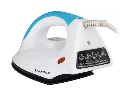 BAJAJ VACCO DRY IRON CIVIC -01 RED, GREEN, BLUE 750 Dry Iron  (Blue)