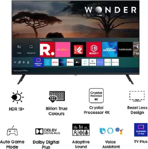 SAMSUNG Crystal 4K Neo Series 108 cm (43 inch) Ultra HD (4K) LED Smart Tizen TV with (Black) (2022 Model)