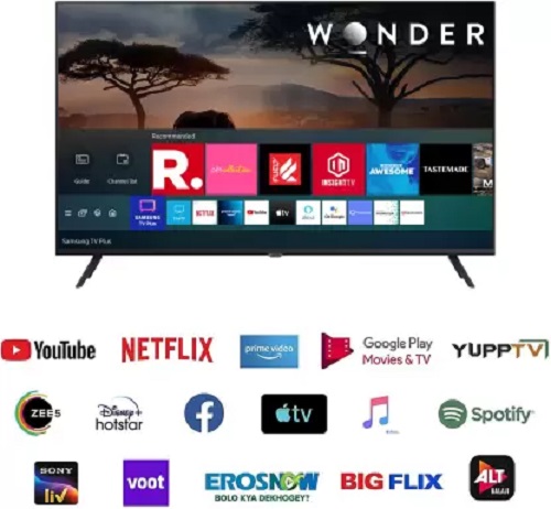 SAMSUNG Crystal 4K Neo Series 108 cm (43 inch) Ultra HD (4K) LED Smart Tizen TV with (Black) (2022 Model)