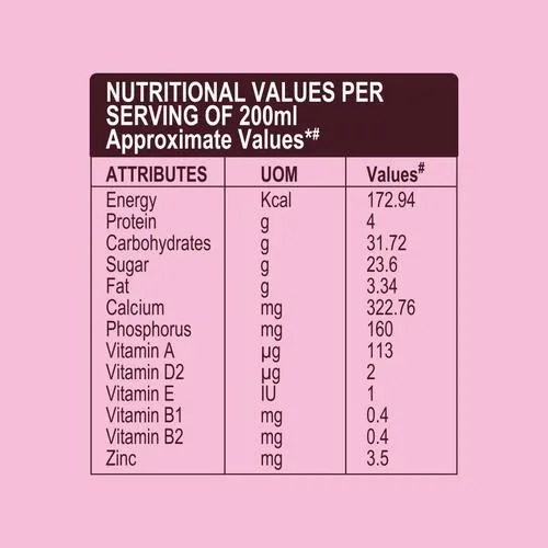 Hersheys Milk Shake - Strawberry, 6x180 ml Multipack