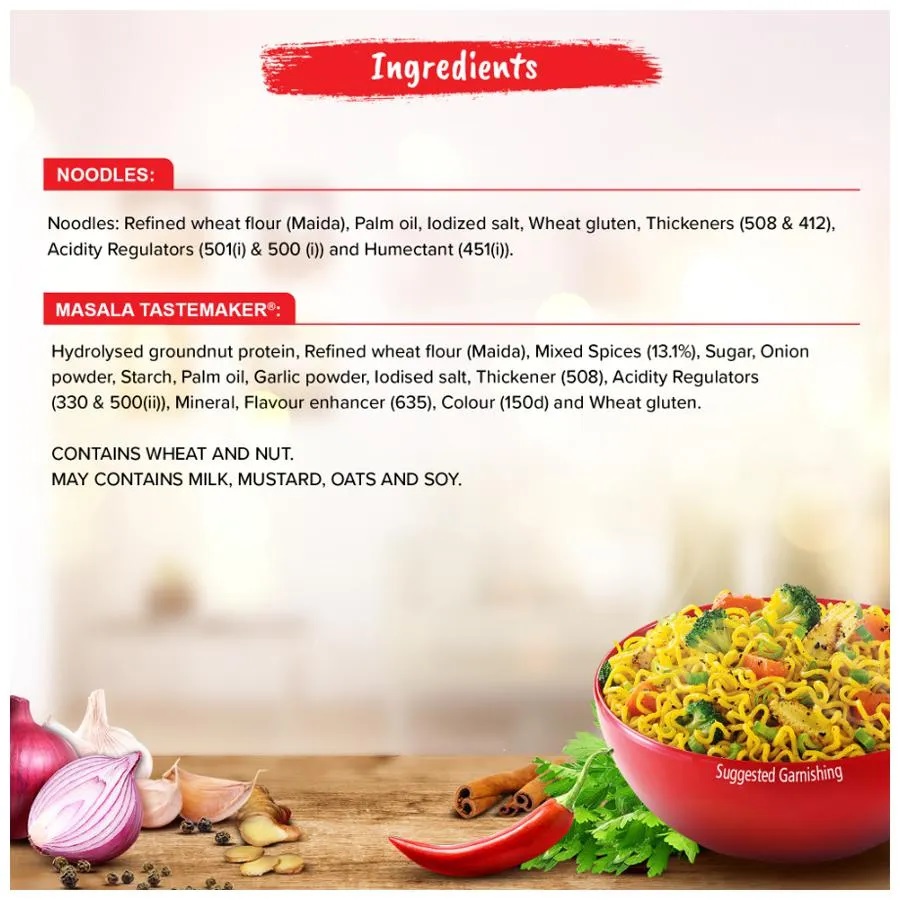 MAGGI 2-Minute Instant Noodles - Masala, 420 g Pouch