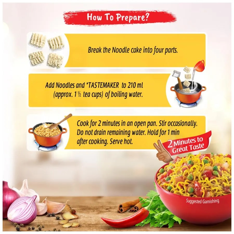 MAGGI 2-Minute Instant Noodles - Masala, 420 g Pouch