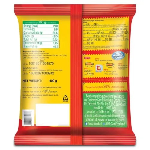 McCain Chilli Cheesy Nuggets, 400 g