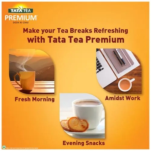 Tata Tea Premium Desh Ki Chai - Unique Blend Crafted For Chai Lovers Across India, Black Tea, 500 g
