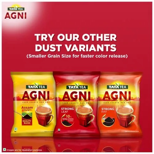 Tata Tea Agni Special Blend Tea - 10% Extra Strong Leaves, Perfect Aroma & Taste, 250 g Pack