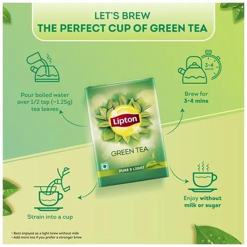 Lipton Green Tea - Pure & Light, 100 g