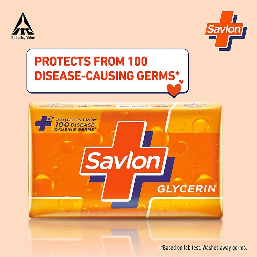 Savlon Glycerin Soap, 125 g (Pack of 5)