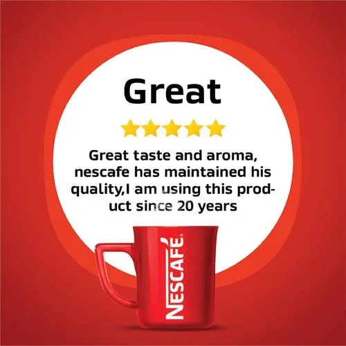Nescafe Classic 100% Pure Instant Coffee, 50 g Pouch