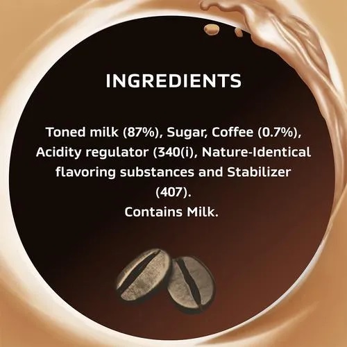 Nescafe Ready To Drink Iced Latte Cold Coffee - Flavoured Milk, 180 ml Can