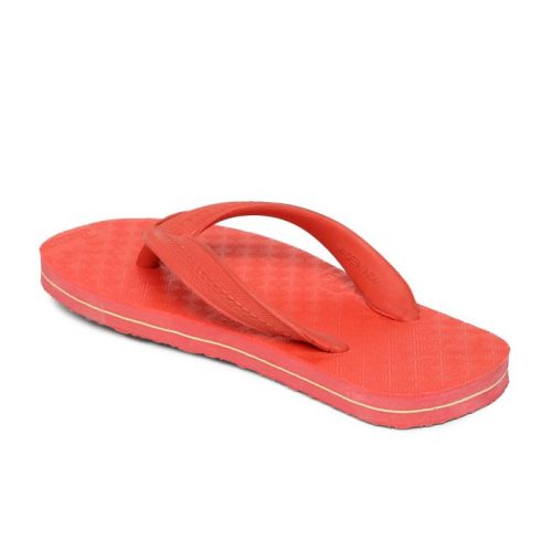 Kids Red Rubber Based Flip-Flops