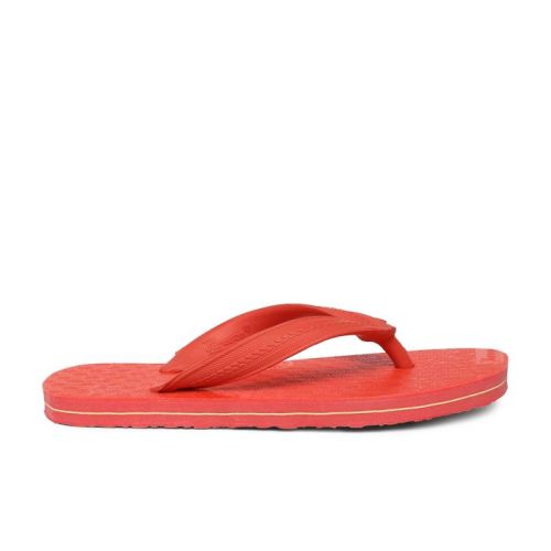 Kids Red Rubber Based Flip-Flops