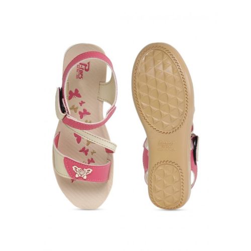 Girls P-Toes Pink Sandal