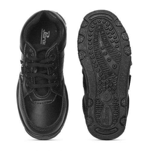 Boys Black School Shoes