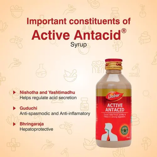 Dabur Active Antacid, 170 ml