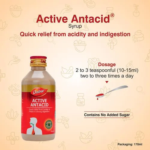 Dabur Active Antacid, 170 ml