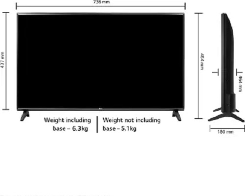 LG 80 cm (32 inch) HD Ready LED Smart WebOS TV  (32LM565BPTA)